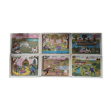 Set 6 Fernand Nathan School Posters 1965