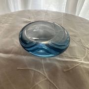 Scandinavian Glass Bowl Signed by Per Lütken Holmegaard Vintage 195