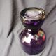 Purple glass vase