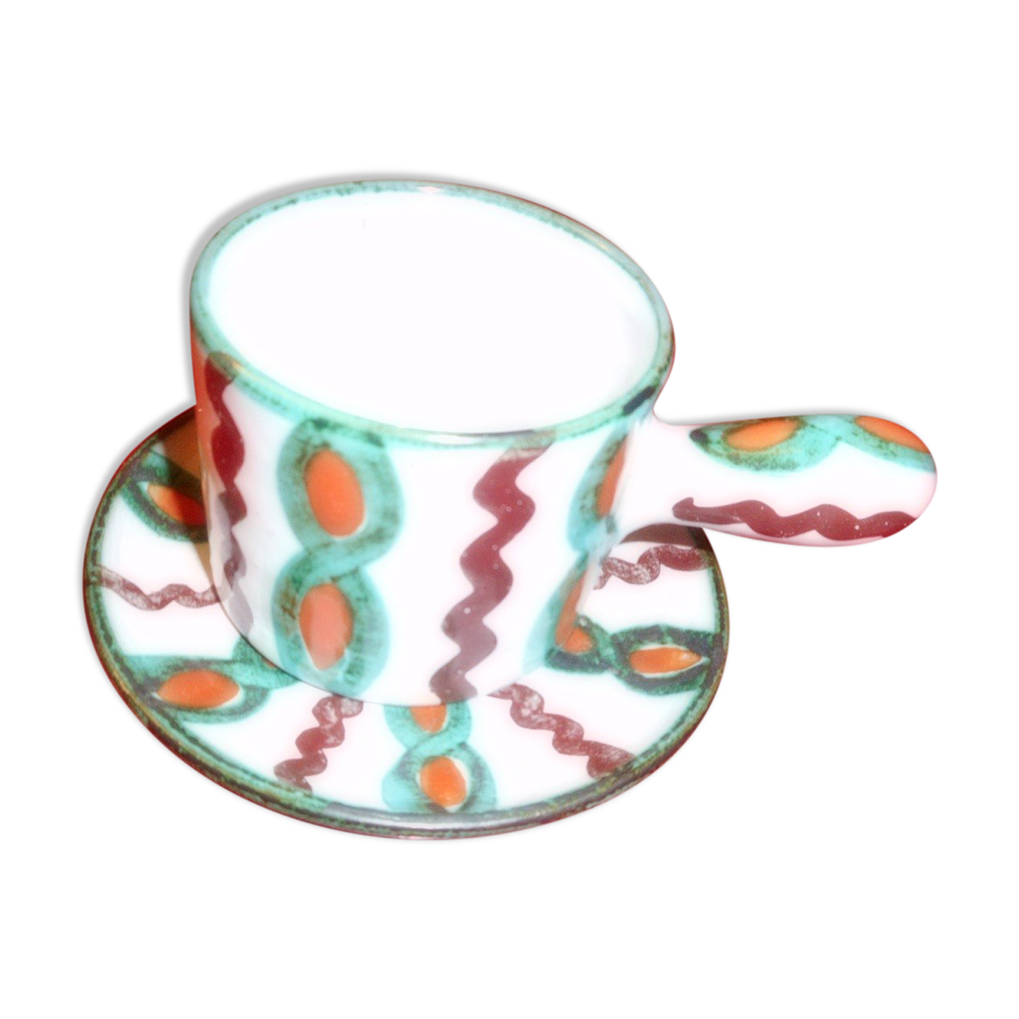 Cup and under cup Vallauris A. Fazio