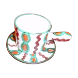 Cup and under cup Vallauris A. Fazio