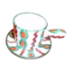 Cup and under cup Vallauris A. Fazio