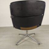 Eames leather lobby chair