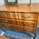 Commode à tiroirs mid-century style Louis XV