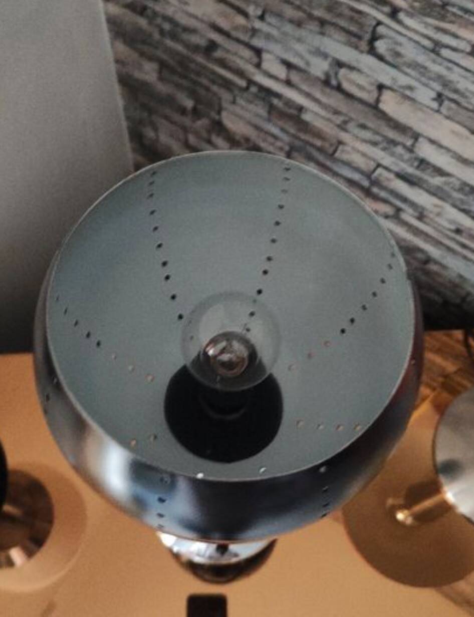 Lampe vintage 1970 en tulipe style graal