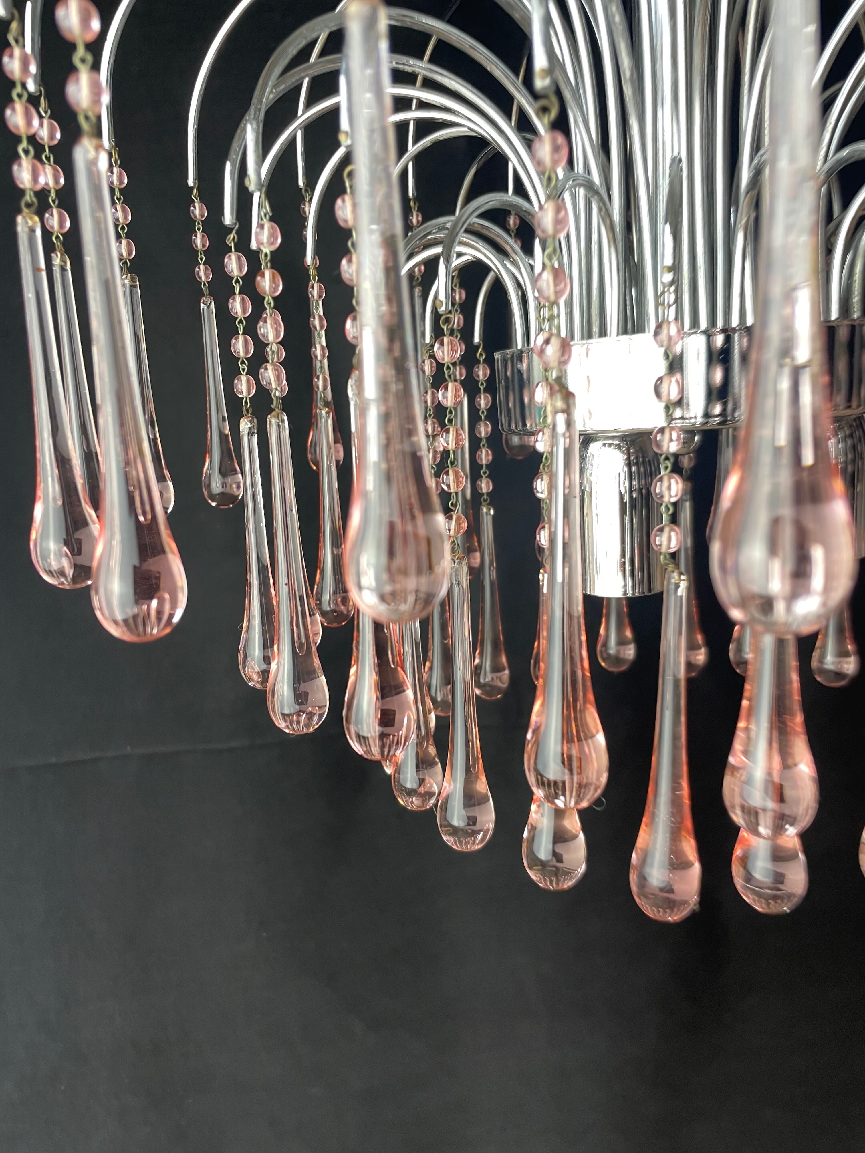 Paolo Venini waterfall chandelier