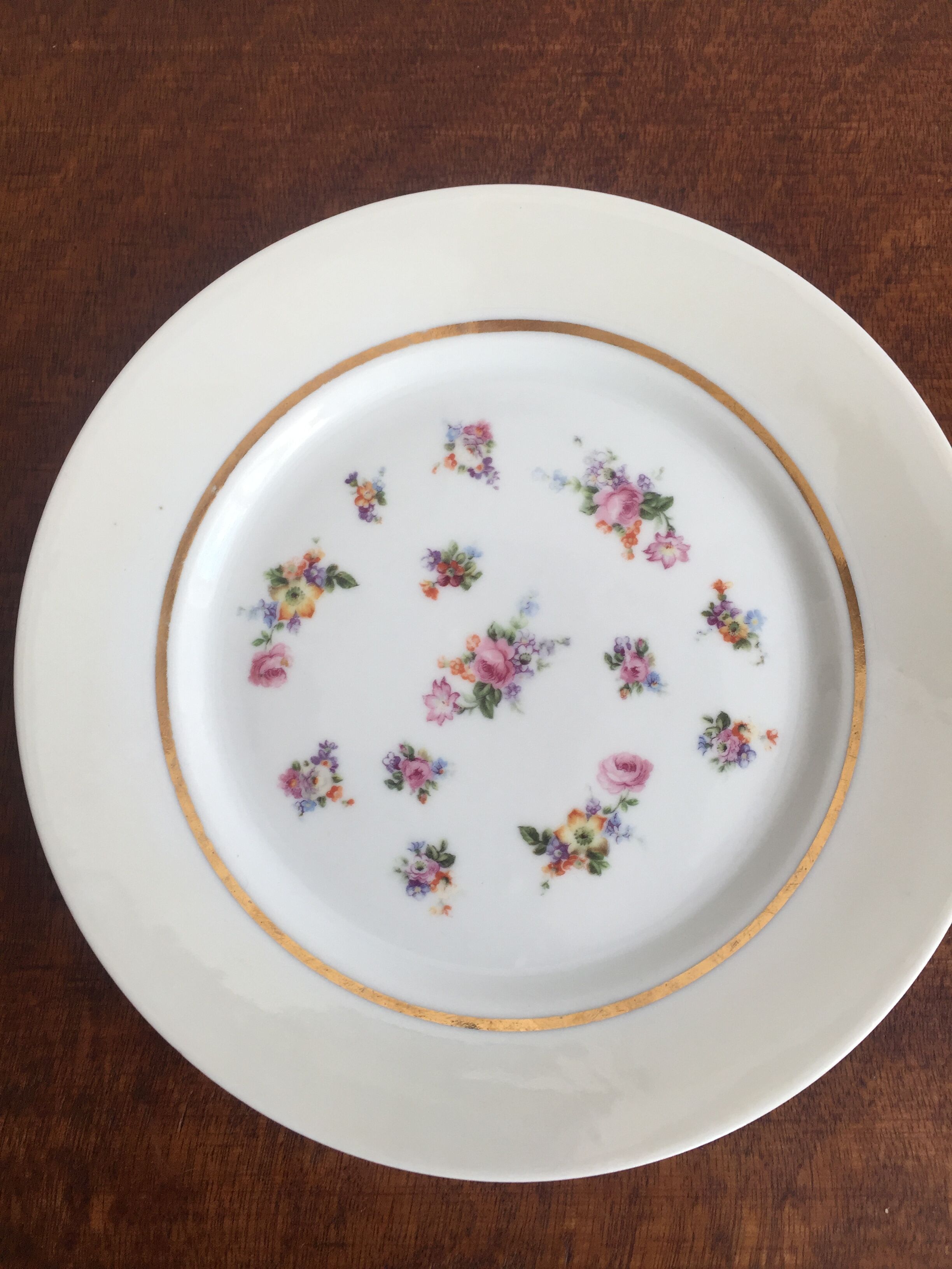 Vintage porcelain plates