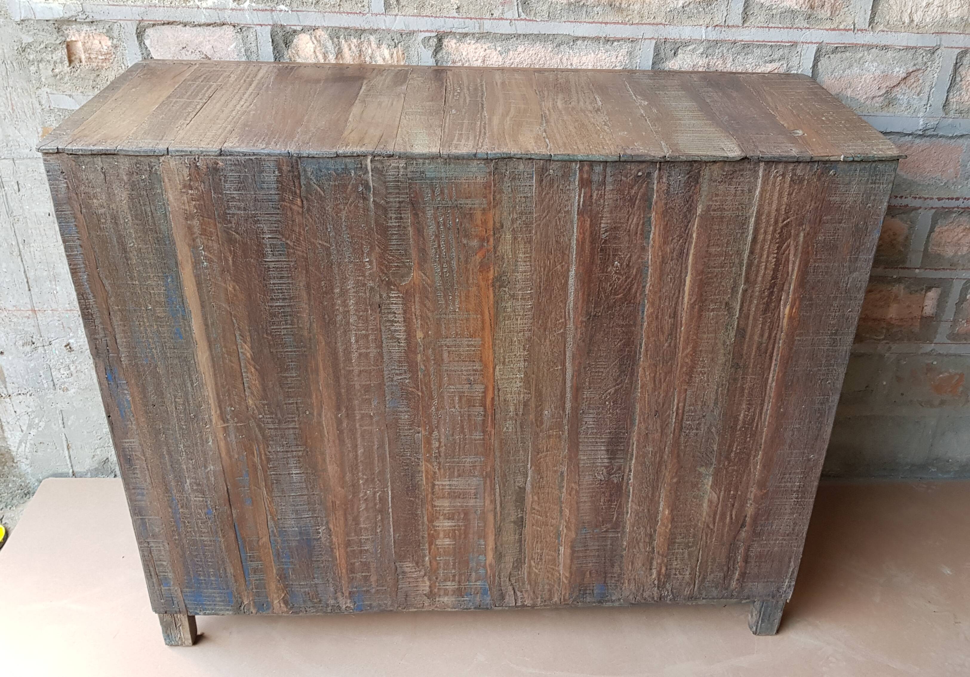 Ancient tribal buffet in Burmese teak