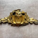 Brass pediment