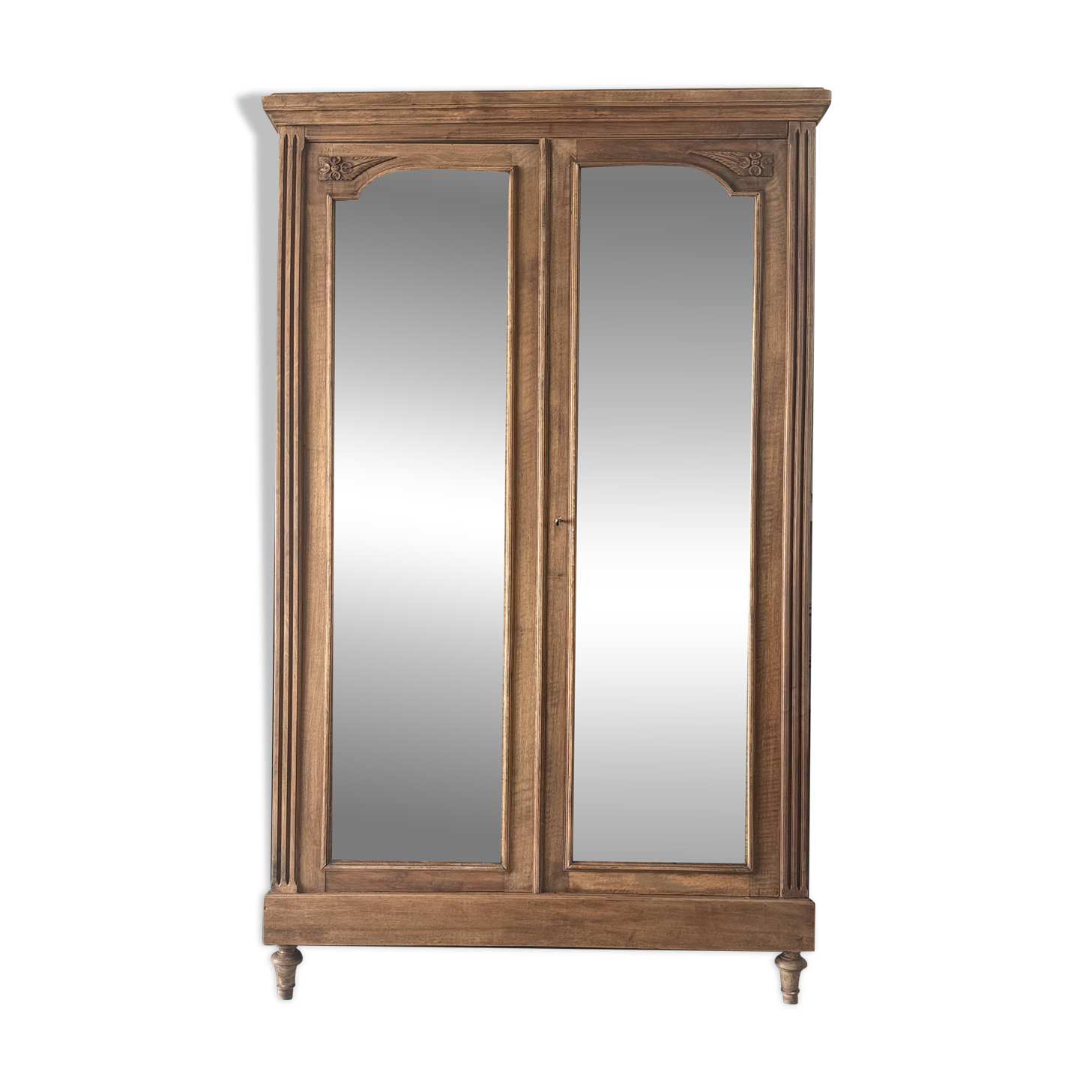 Grande armoire à glace ancienne (rénovée)