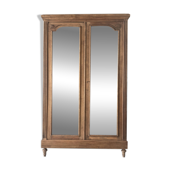 Grande armoire à glace ancienne (rénovée)