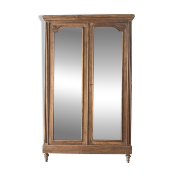 Grande armoire à glace ancienne (rénovée)