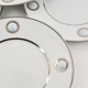Suite of 6 limoges porcelain dessert plates