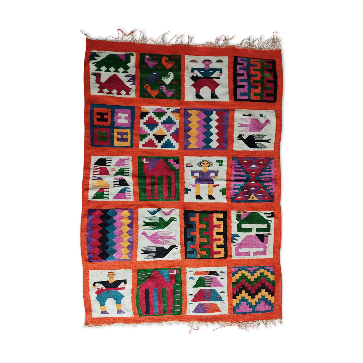 Vintage carpet South America 150 x 105 cm