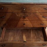 Commode art déco en noyer