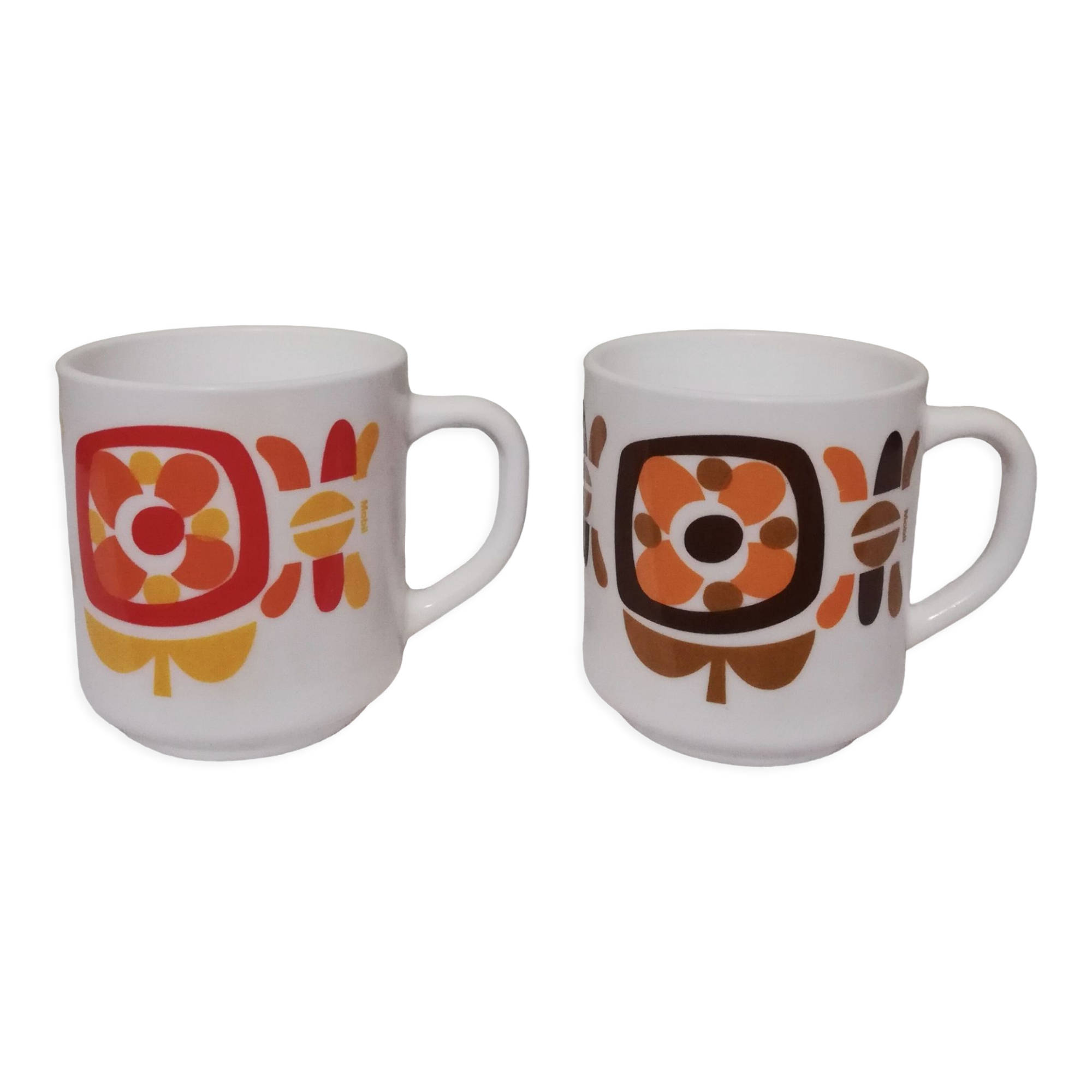 Two mugs or cups 200ml "Mobil"