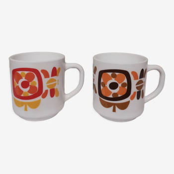 Two mugs or cups 200ml "Mobil"