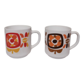 Deux mugs ou tasses 200ml "Mobil"