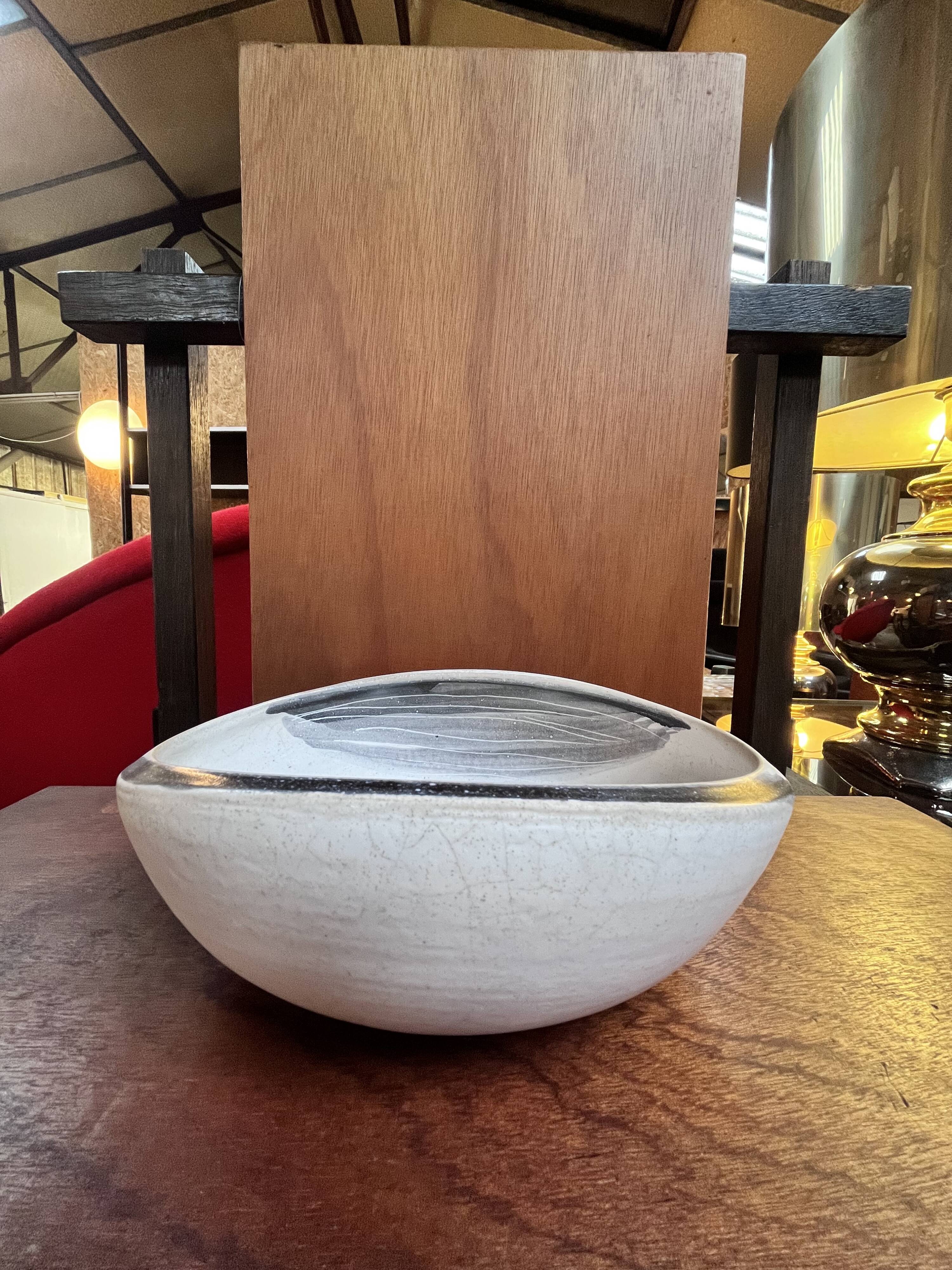 Vintage ceramic bowl, 1950s.