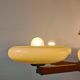 Art Deco Chandelier with 5 Arms and Round Shades from the 1930s