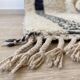 Handmade traditional Beni Ouarain rug size 150/250 cm