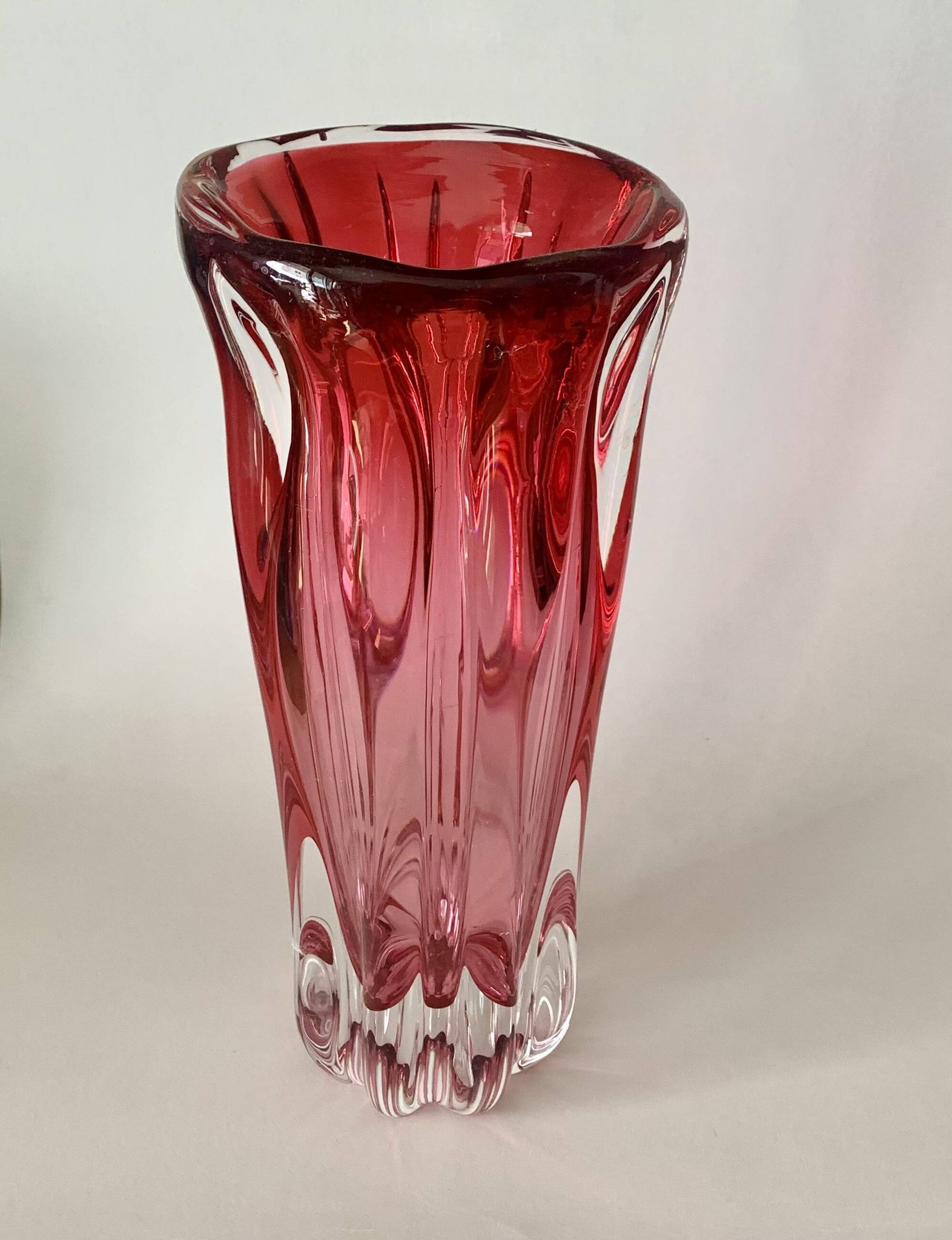 Vase designed by josef hospodek from the czechoslovakian chribska factory.