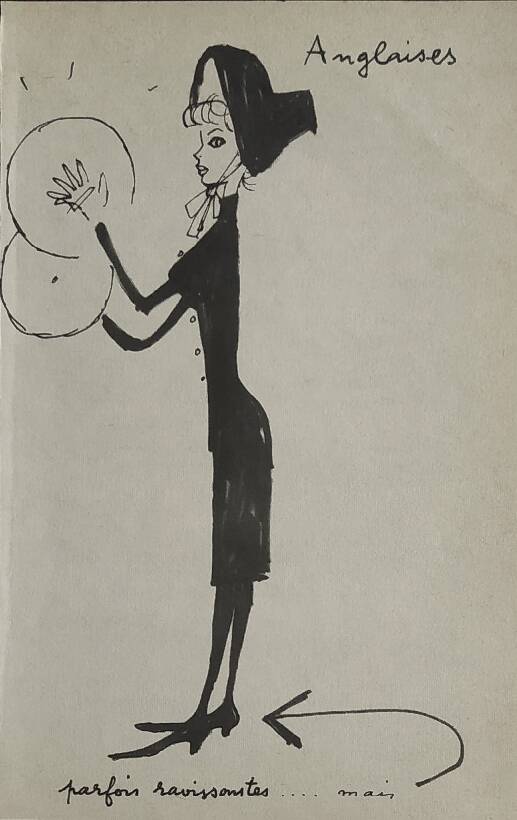 Illustrations Daninos from 1962 "The English Women"