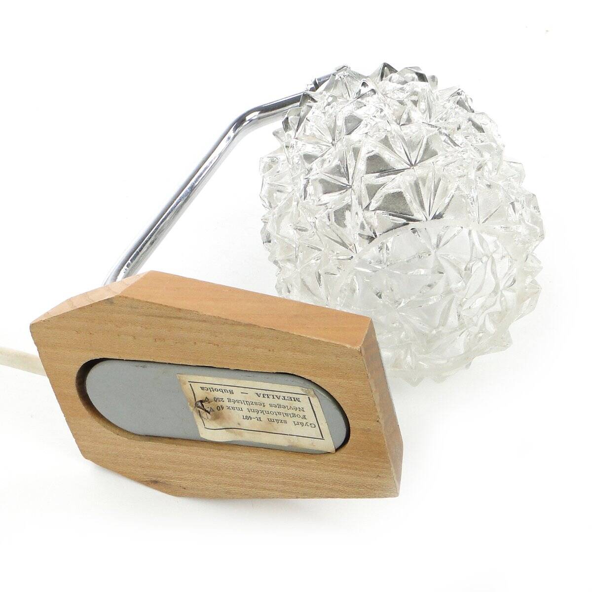 Bedside lamp, Hungary, 1960s