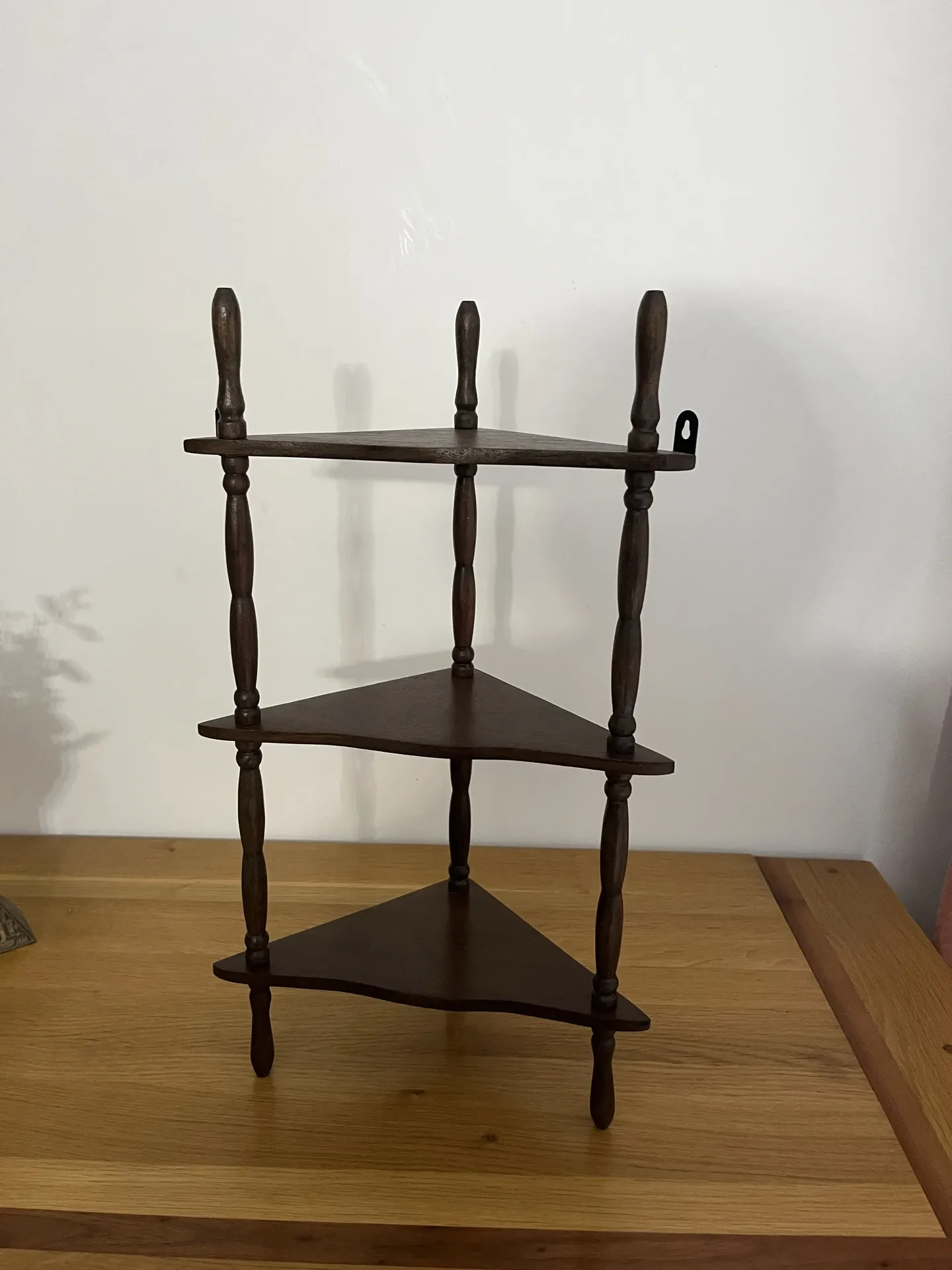 Vintage wall corner shelf