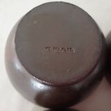 Set of 4 ceramic bowls / ramekins signed Turgis