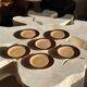Set of 6 small stoneware dessert plates, Oxford brand, made in Brazil