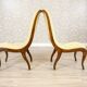 Yellow Swan Armchairs, 1890s, Set of 2