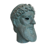 Head of Poseidon neo classical God Greco-Roman cast ancient copper casting