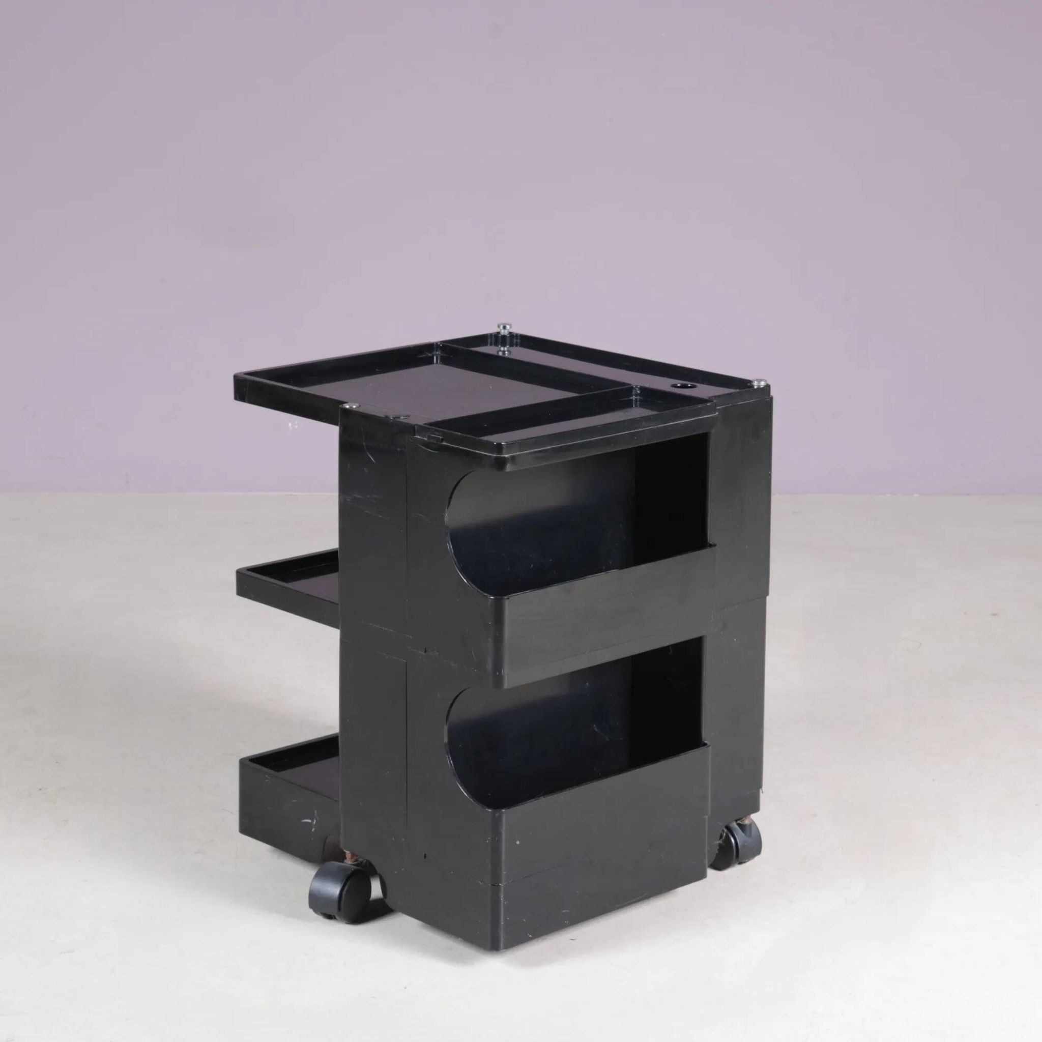 1970s low model Boby trolley Joe Colombo for Bieffeplast Italy