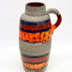 West Germany Fat Lava Ceramic Umbrella Stand, 1970s