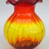 Vase en verre Ambré