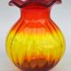 Vase en verre Ambré