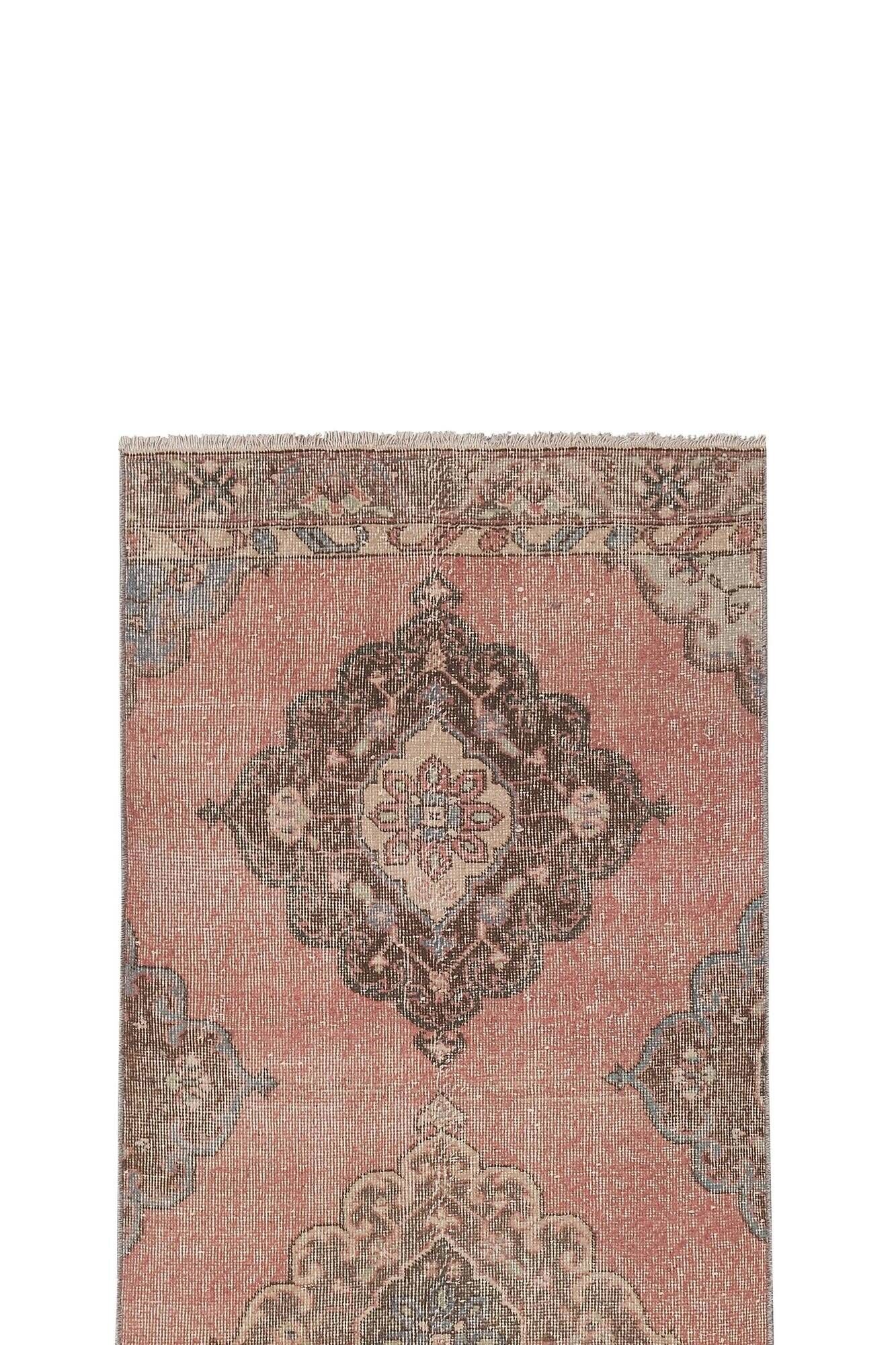 Tapis de couloir turc vintage 85x740 cm