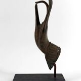 Patinated Bronze Buddha Hand, mounted on a Base, Thailand, 20th Century
