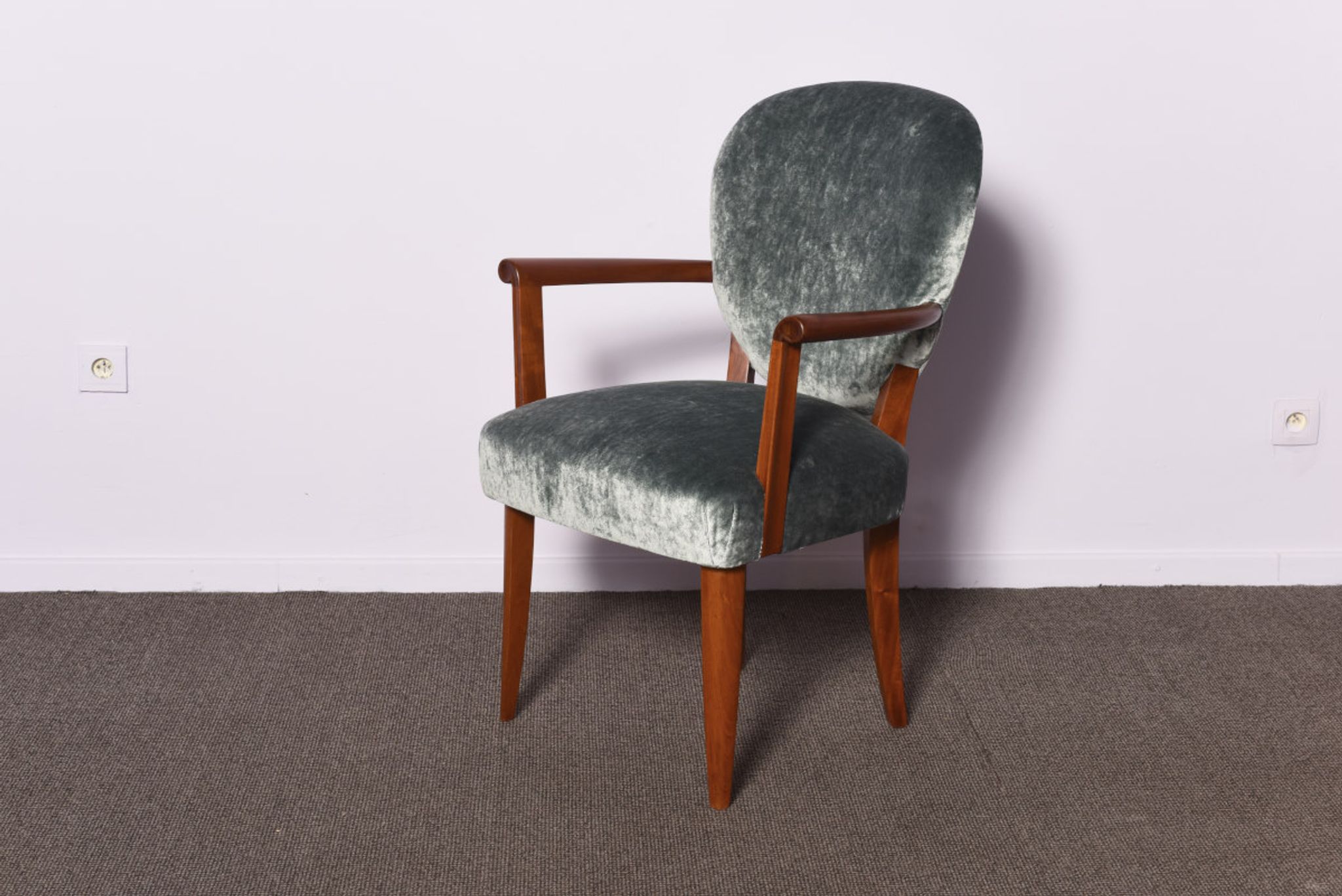 Set de 3 chaises art déco 1930s