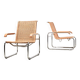 Marcel Breuer Pair of B35 Lounge Chairs for Thonet 1990s