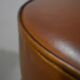 Sheep leather pouf