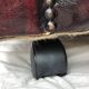 English 20th century leather Chesterfield sofa 4 seater oxblood red