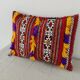 Coussin berbère kilim rouge bohème