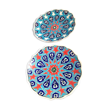 Kutahya craft plate duo