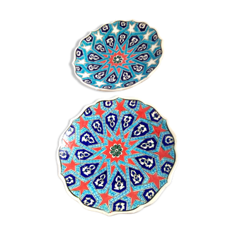 Kutahya craft plate duo