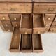 Old trade furniture with oak drawers XL format