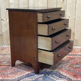 1930s English mahogany chest of drawers