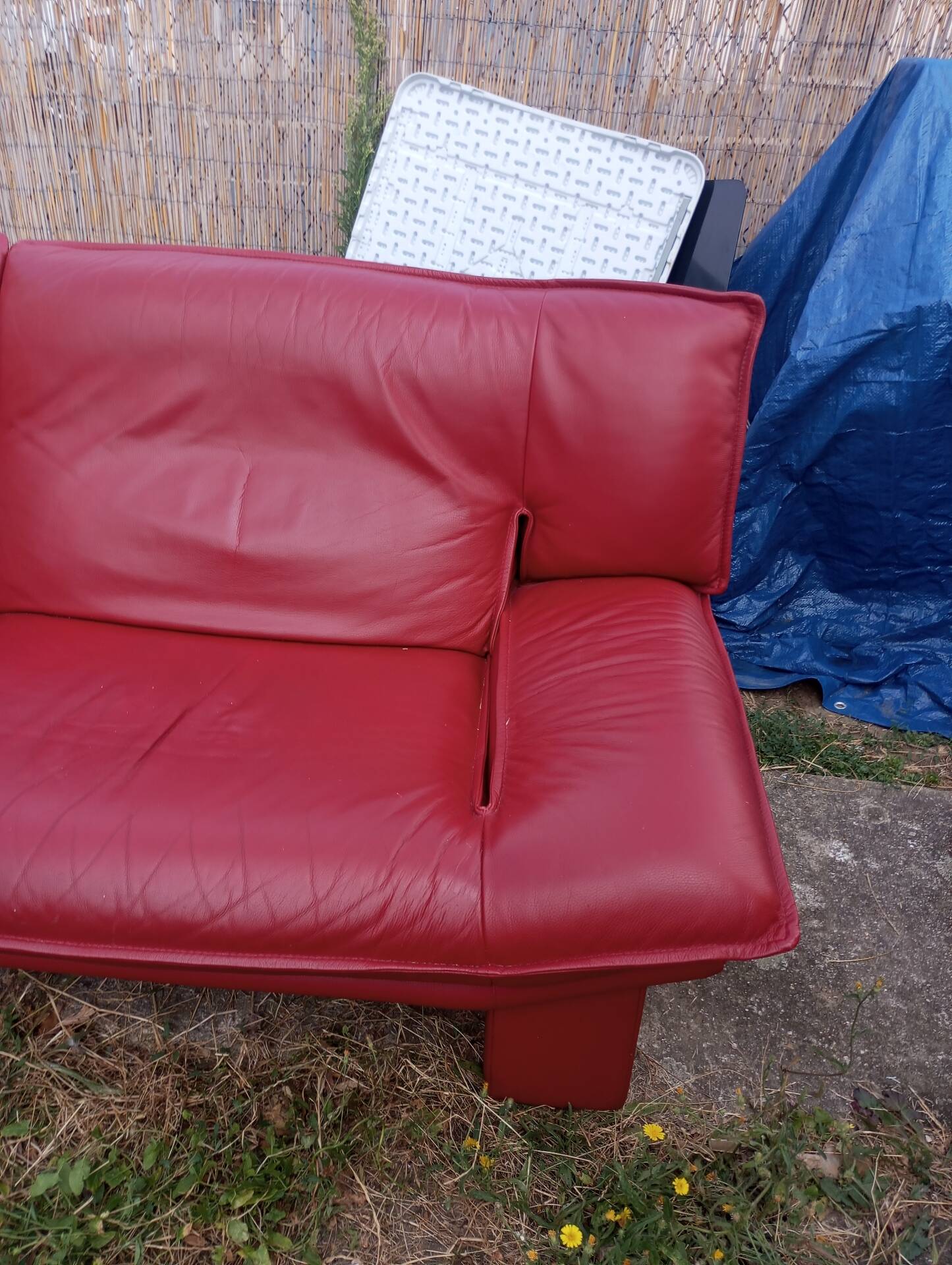 Italian 3-seater sofa in the style of Nicoletti Salotti.