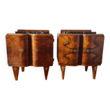 Pair of Art Deco bedside tables